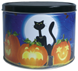 Jack-O-Lantern Create Your Own Custom Gourmet Popcorn Tin With Logo or Photo on the Lid from any of these designs