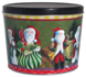 Santa and Friends Create Your Own Custom Gourmet Popcorn Tin With Logo or Photo on the Lid from any of these designs